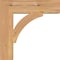 Ekena Millwork Thorton Block Smooth Bracket, Western Red Cedar, 3 1/2"W x 16"D x 16"H BKT04X16X16THR05SWR - alternate 3